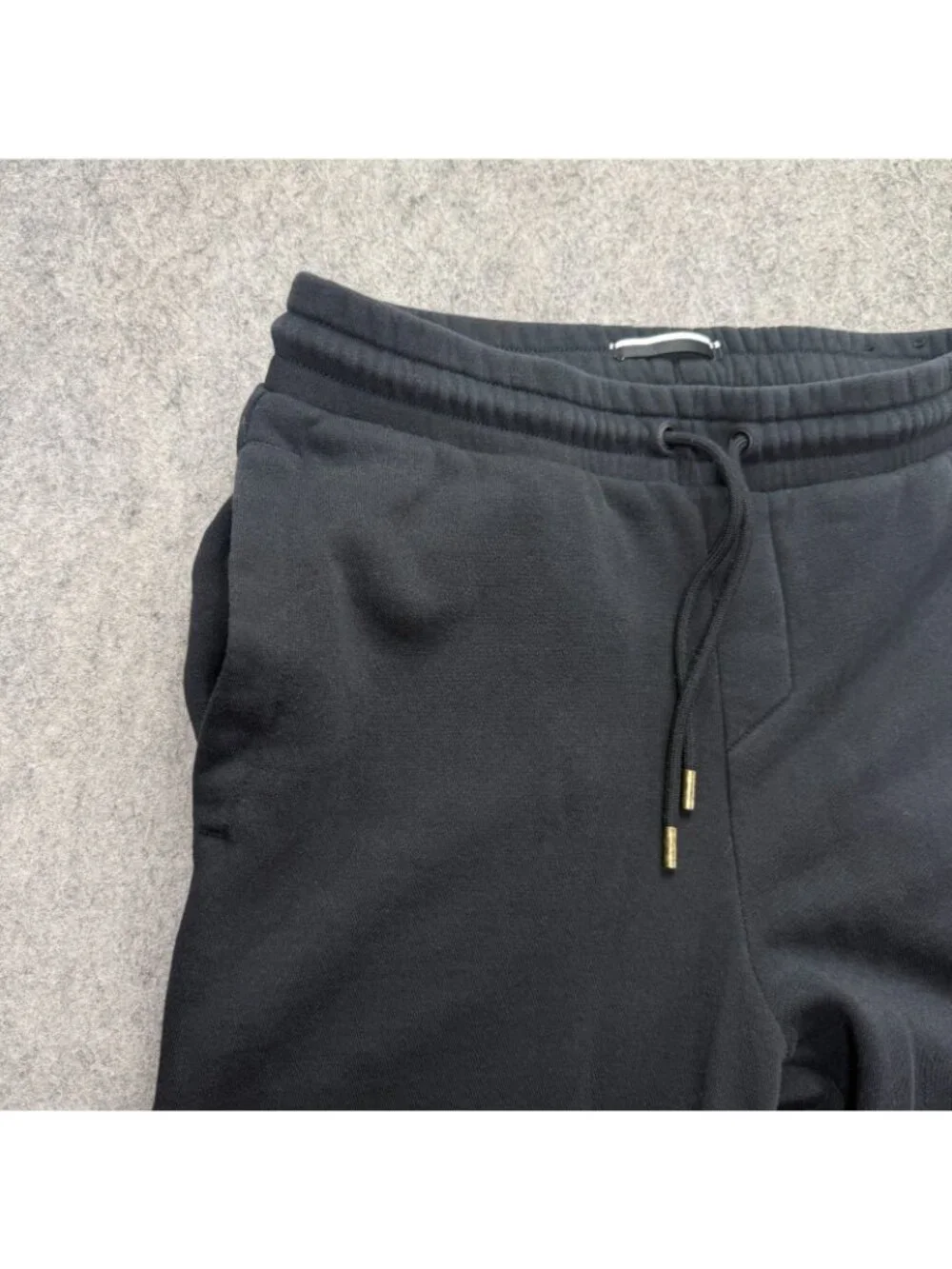 Jordan AJ Remastered Jogger Pant Men XS Black Gold HBR Fleece 28